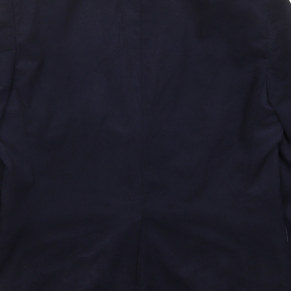 Mens UK Size 38 Marks and Spencer Regular Blue Suit Jacket