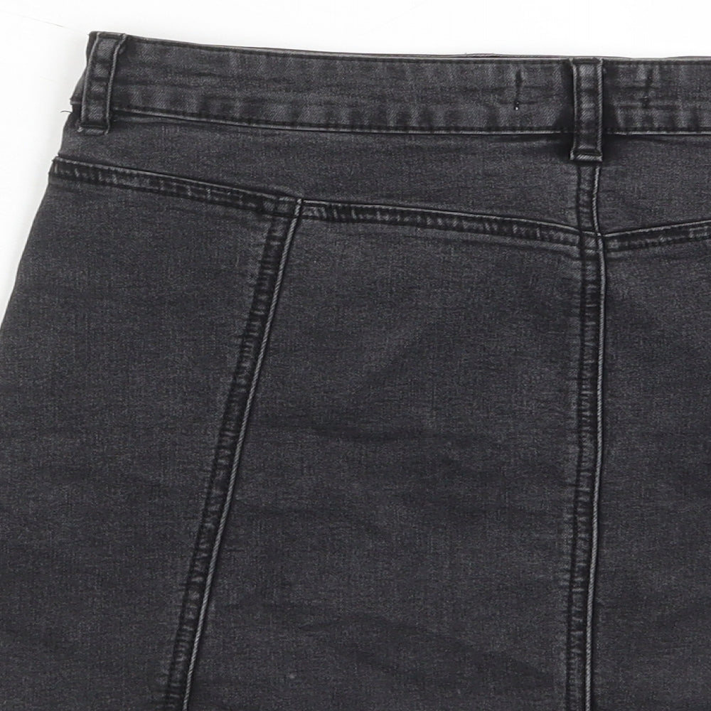 Womens UK Size 27 in FOREVER 21 A-Line Denim Skirt