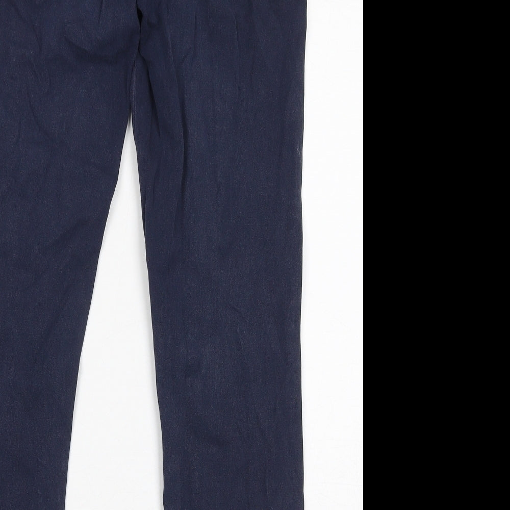 Womens UK Size 8 Gap Regular Fit Chino Blue Trousers