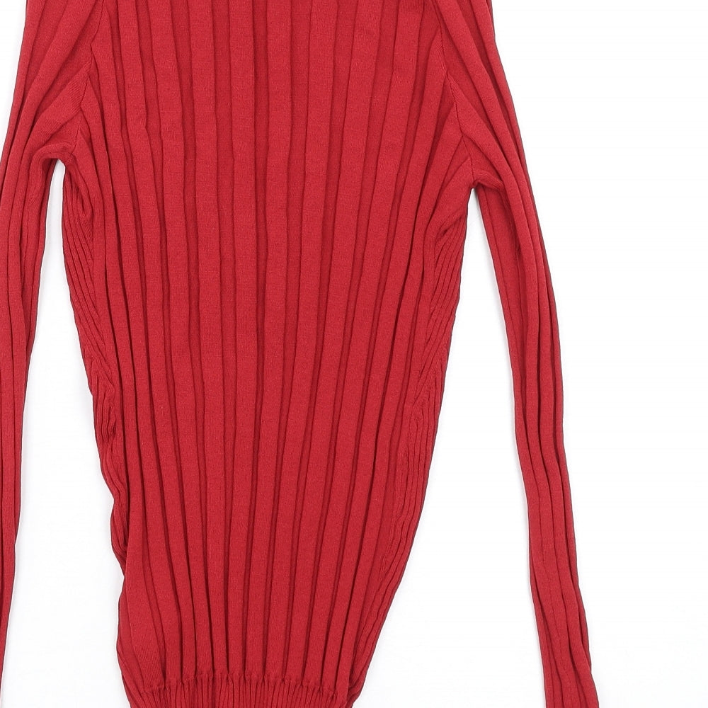 Womens UK Size M NEXT Red Pullover Jumper