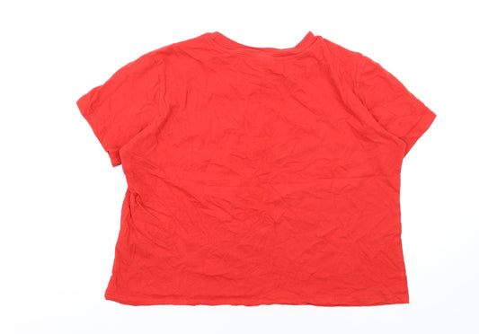 Womens UK Size M H&M Red Camisole T-Shirt