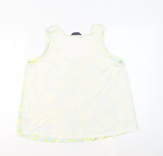 Womens UK Size 14 Marks and Spencer Ivory Basic Tank