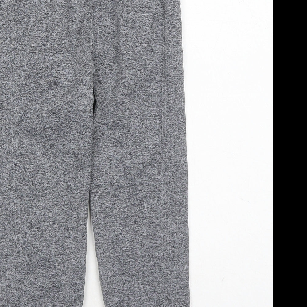 USA Pro Womens Grey Polyamide Capri Leggings Size 8 L16 in Regular