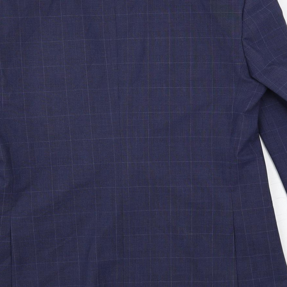 Mens UK Size 40 Marks and Spencer Regular Blue Suit Jacket