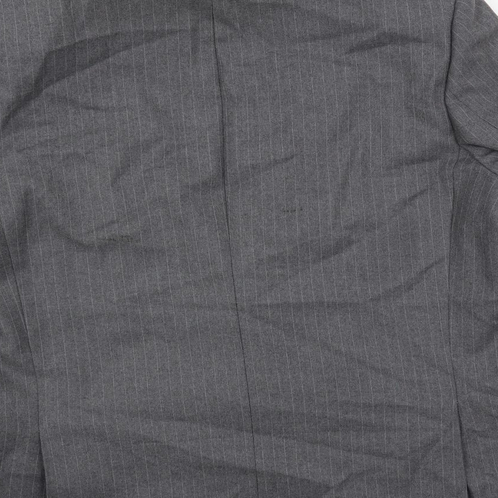 Mens UK Size 46 Dunn & Co Regular Grey Suit Jacket