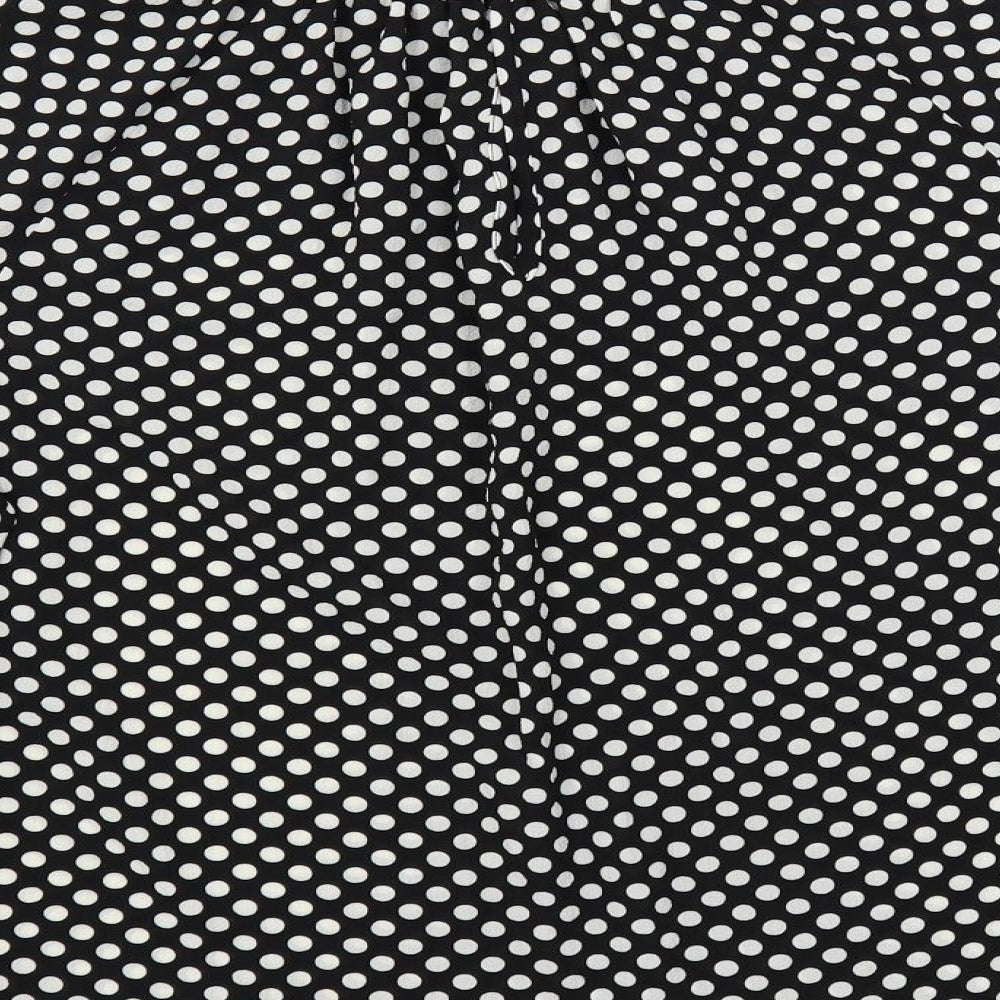 Womens UK Size 8 Marks and Spencer Black Basic Blouse