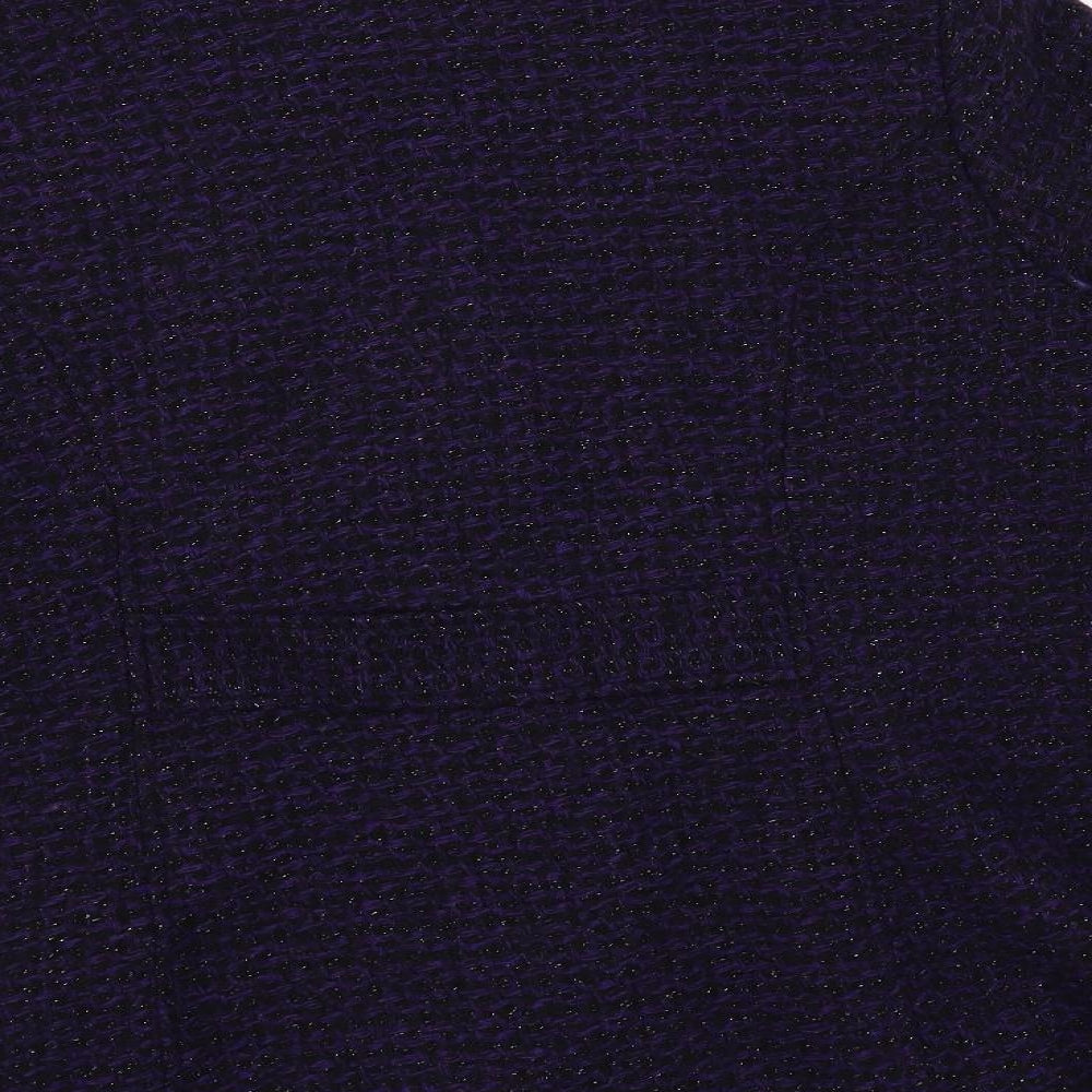 Womens UK Size 18 Classic Purple Overcoat