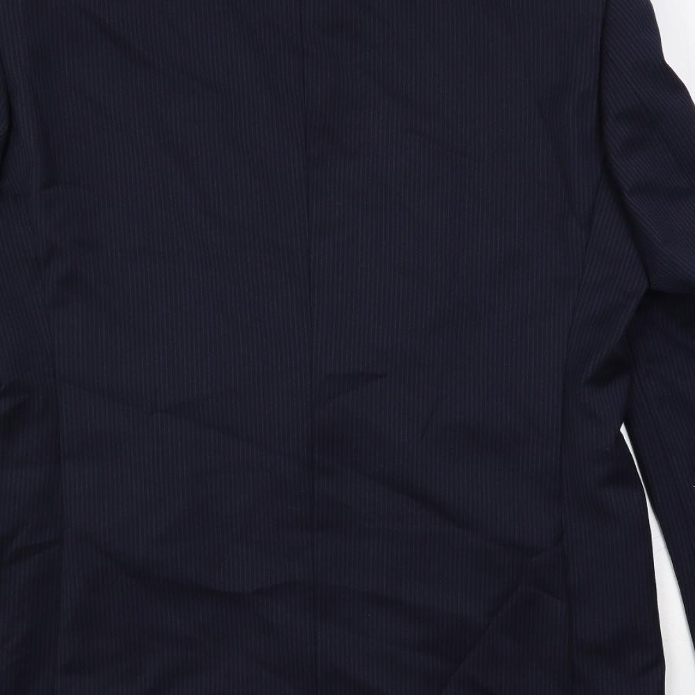 Mens UK Size 40 Marks and Spencer Regular Blue Suit Jacket