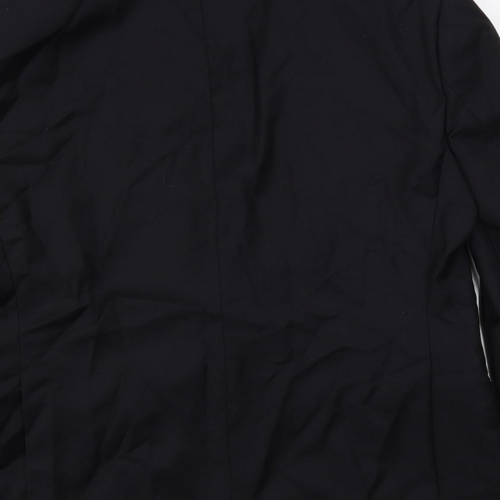 Mens UK Size 40 Paul Costelloe Regular Black Suit Jacket