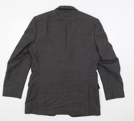 Mens UK Size 40 Karl Jackson Regular Grey Suit Jacket