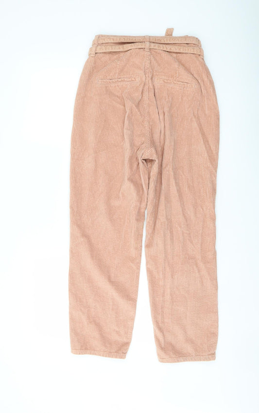 Womens UK Size 8 River Island Regular Fit Pink Trousers