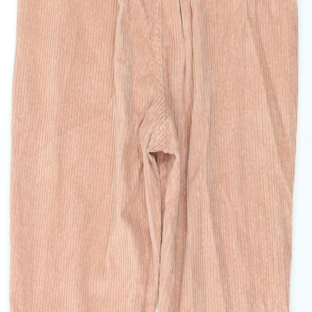 Womens UK Size 8 River Island Regular Fit Pink Trousers