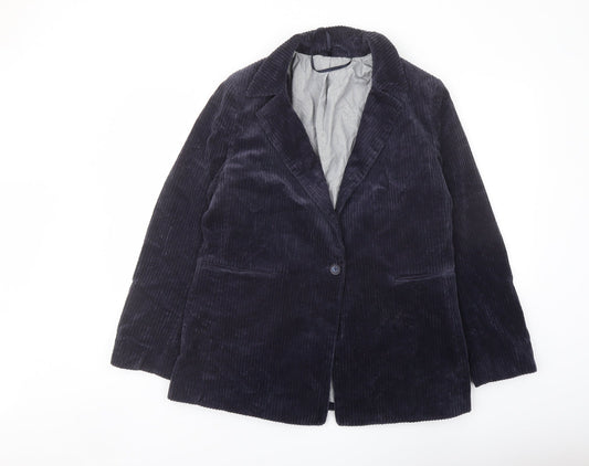 Womens UK Size 10 Per Una Blue Jacket