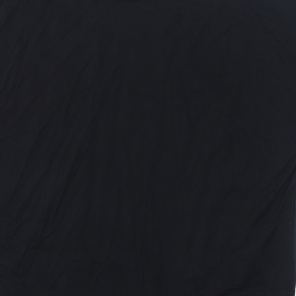 Womens UK Size 12 Marks and Spencer Black Basic T-Shirt
