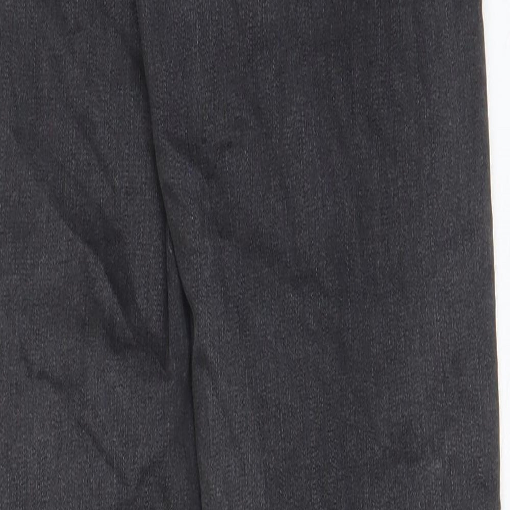 Topshop Womens Grey Cotton Skinny Jeans Size 28 in L34 in Regular Zip - Pockets