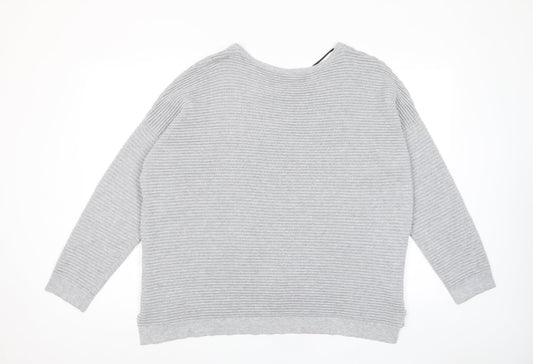 Womens UK Size XL Selected Femme Grey Pullover Jumper