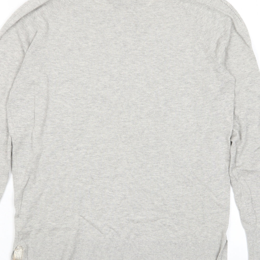 Womens UK Size M Mossimo Grey Pullover Jumper