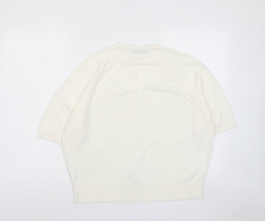 Womens UK Size 14 Berkertex Ivory Pullover Jumper