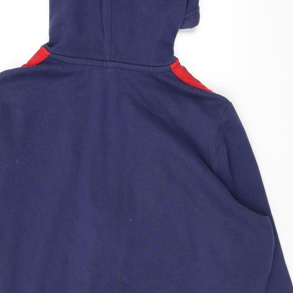 Womens UK Size L Divided by H&M Blue Full Zip Hoodie
