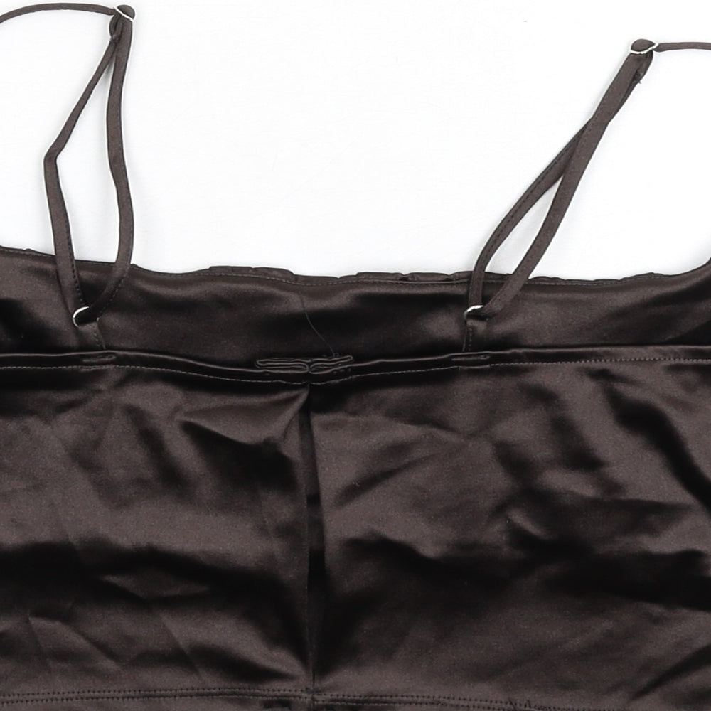 Womens UK Size L H&M Brown Camisole T-Shirt