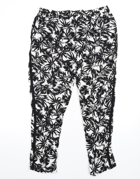 Womens UK Size 16 Dorothy Perkins Regular Fit Black Trousers