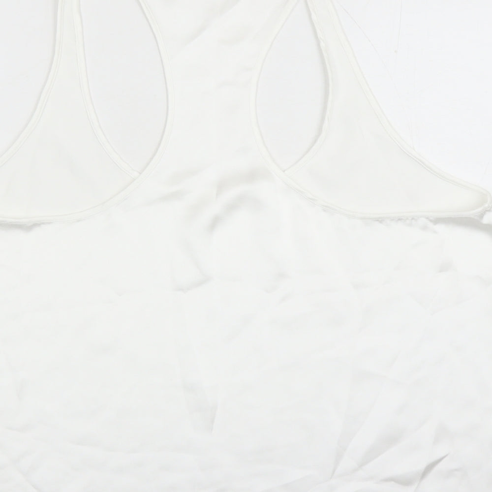 Womens UK Size 2XL Zara White Camisole Tank