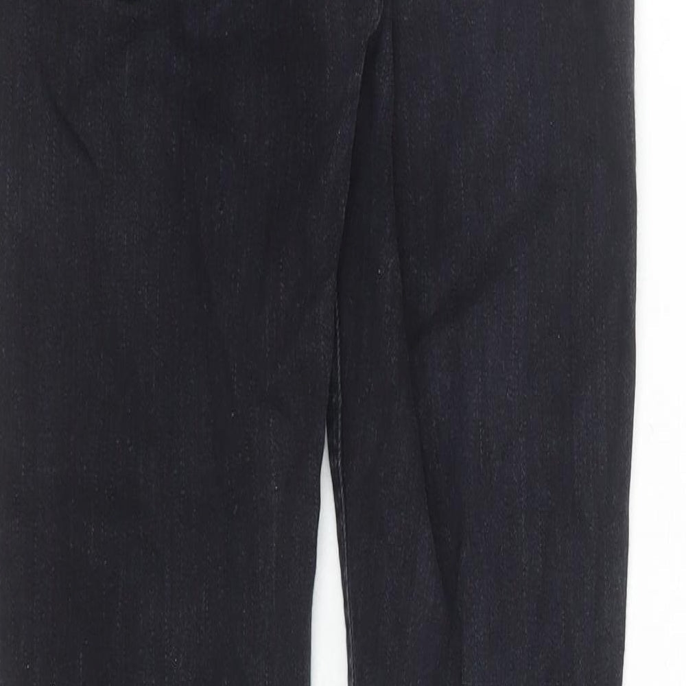 Lee Womens Black Cotton Skinny Jeans Size 26 in L28 in Regular Zip
