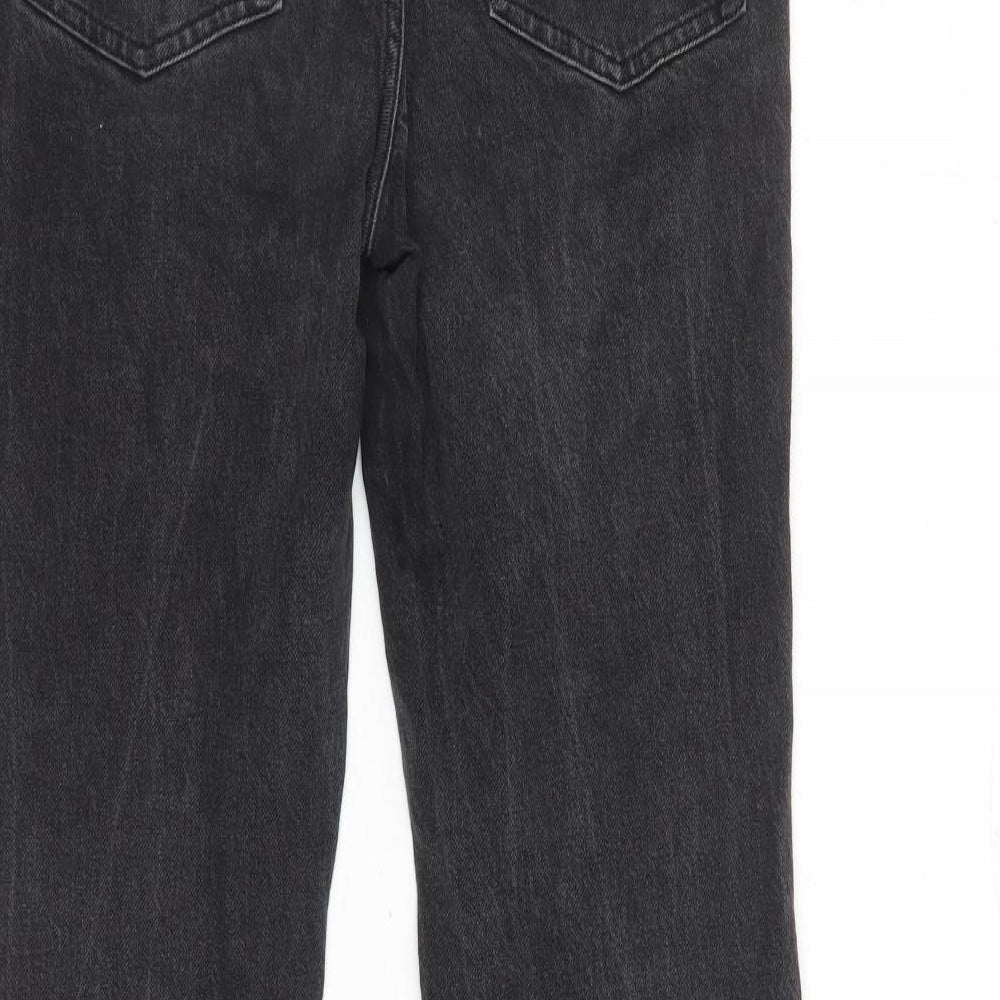 BDG Womens Grey Cotton Flared Jeans Size 26 in L31 in Regular Zip