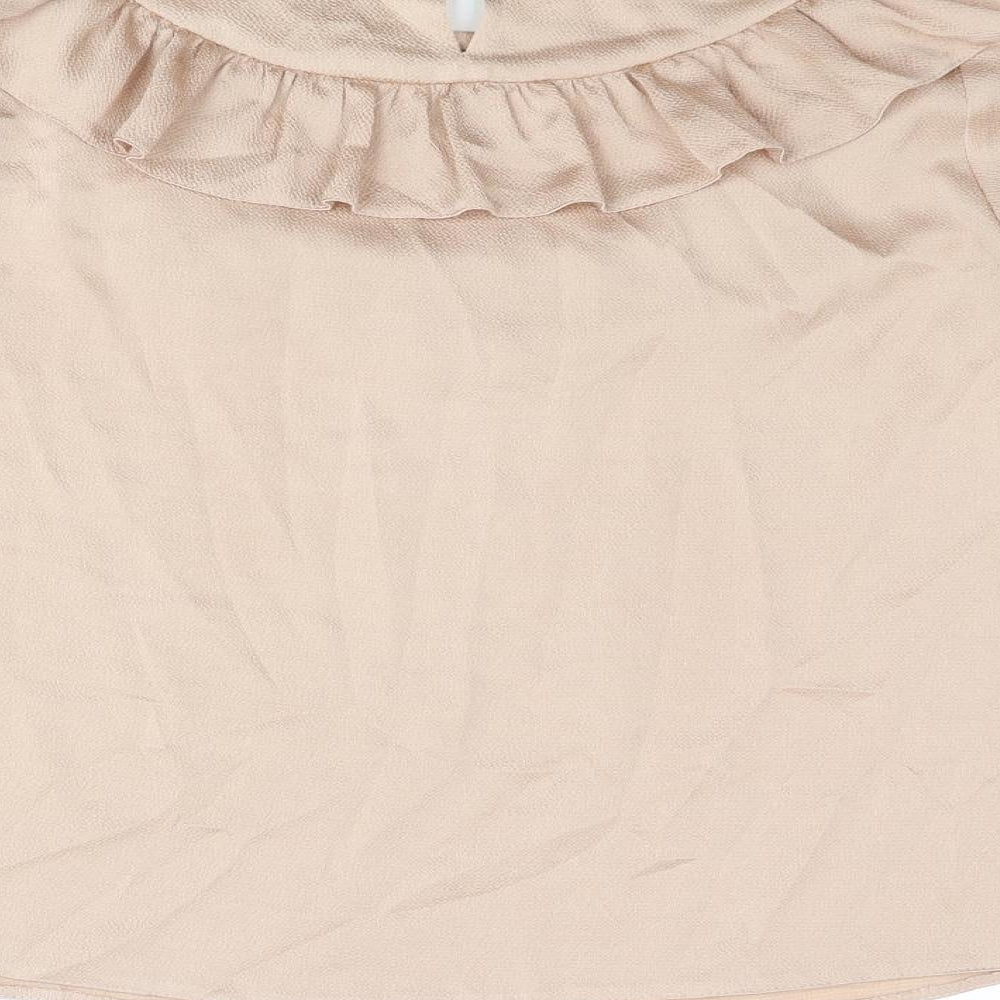 Womens UK Size 10 C&A Pink Basic Blouse