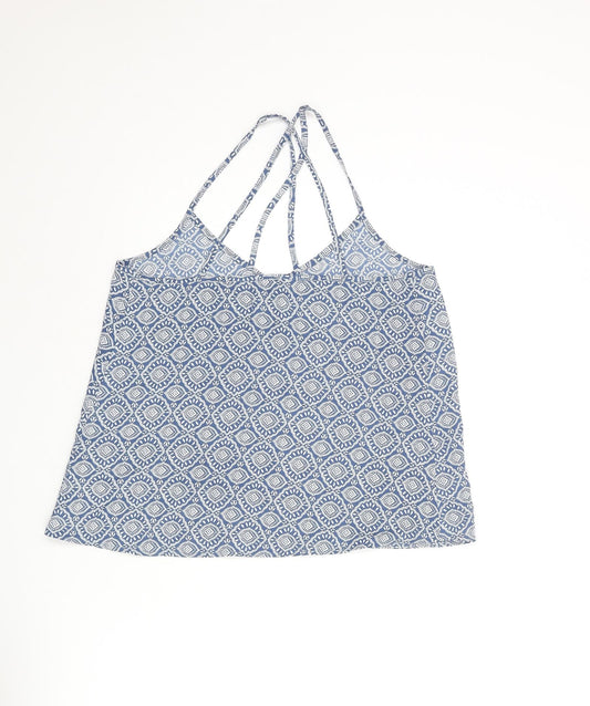 Womens UK Size S Hollister Blue Camisole Blouse