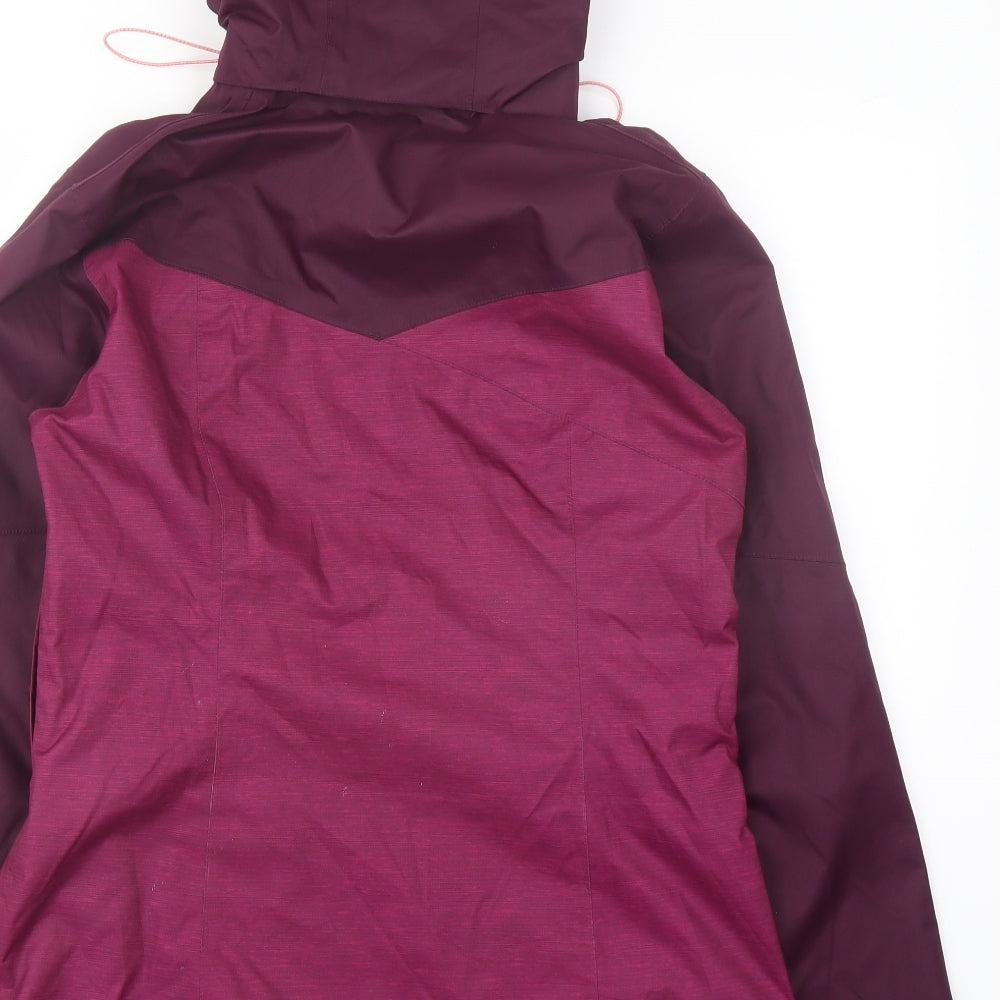 Womens UK Size M Quechua Purple Rain Coat
