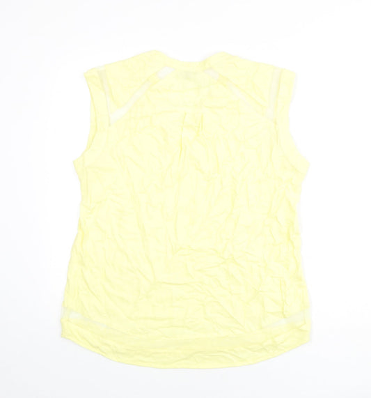 Womens UK Size 16 Warehouse Yellow Basic Tank