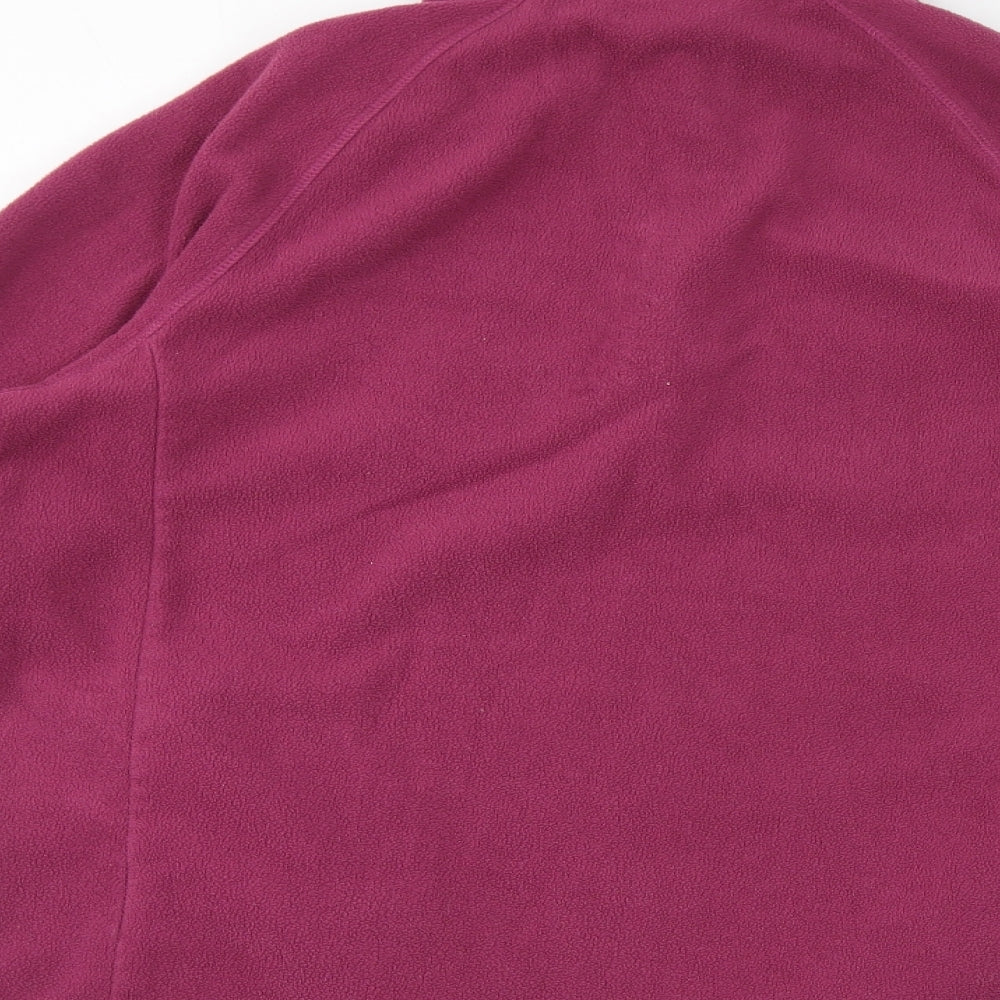 Cotton Traders Womens Pink Polyester Pullover Sweatshirt Size M Pullover - Pockets