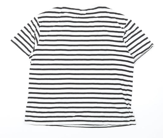 Womens UK Size M Another Influence White Basic T-Shirt