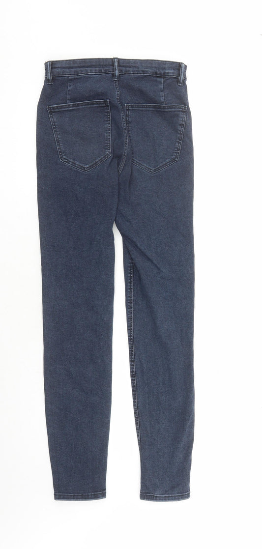 Zara Womens Blue Polyester Skinny Jeans Size 26 in L28 in Regular Zip