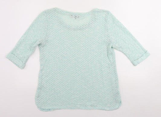 Womens UK Size 16 New Look Green Pullover Jumper