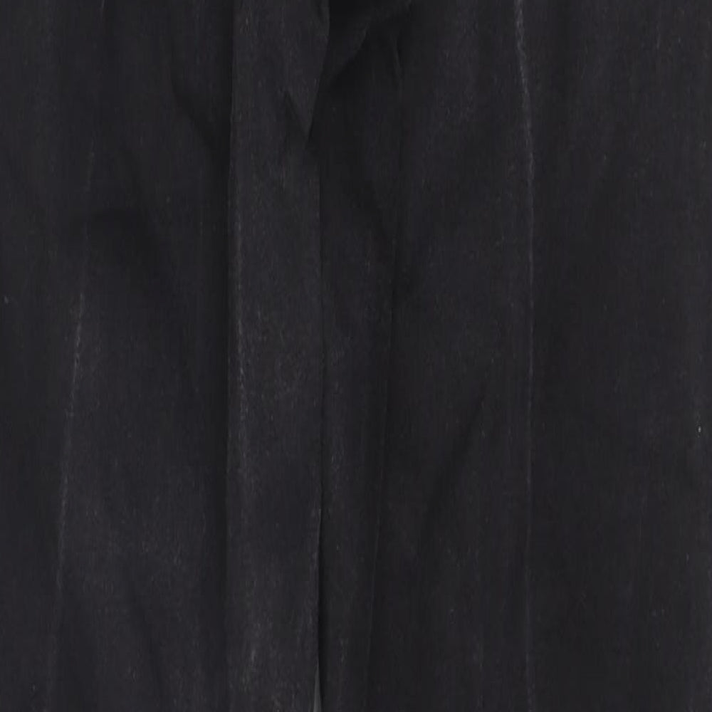 Denim & Co. Womens Black Cotton Skinny Jeans Size 12 L28 in Regular Zip