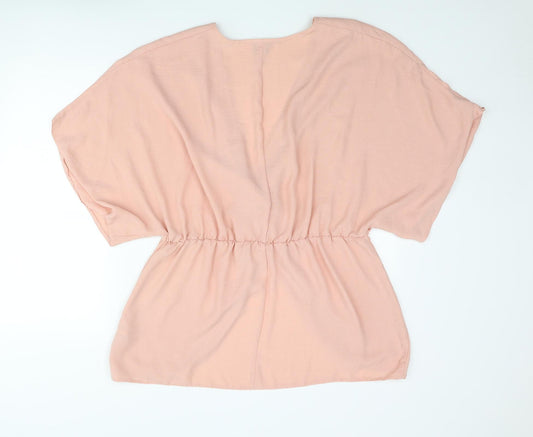 Womens UK Size 18 ASOS Pink Tunic Blouse