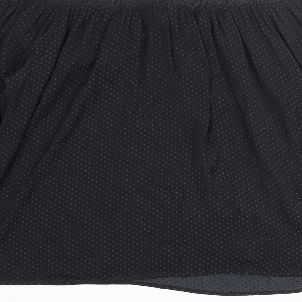 Womens UK Size 10 NEXT Black Basic Blouse