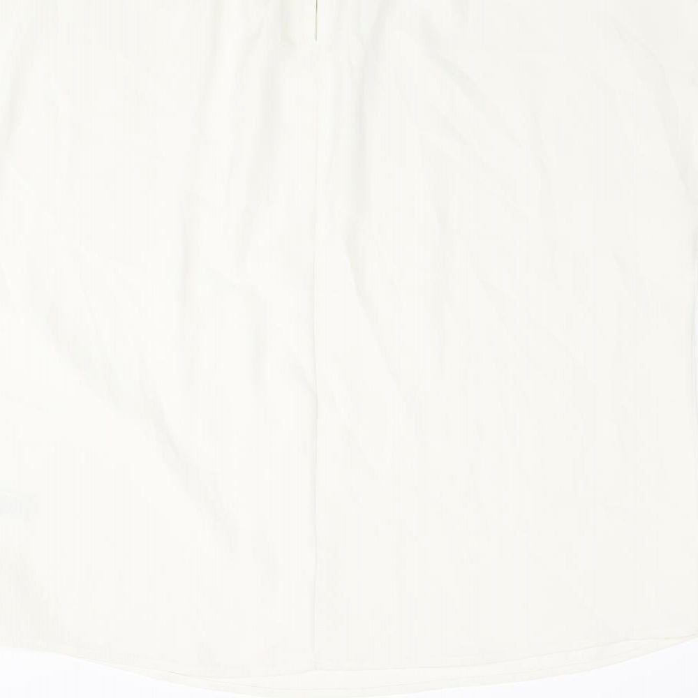 Womens UK Size 12 Marks and Spencer Ivory Basic Blouse