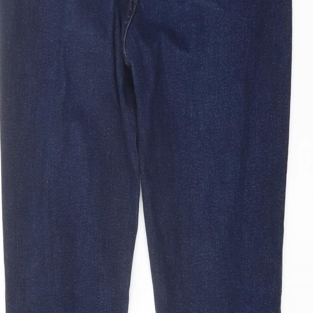 H&M Mens Blue Cotton Skinny Jeans Size 31 in L32 in Regular Button