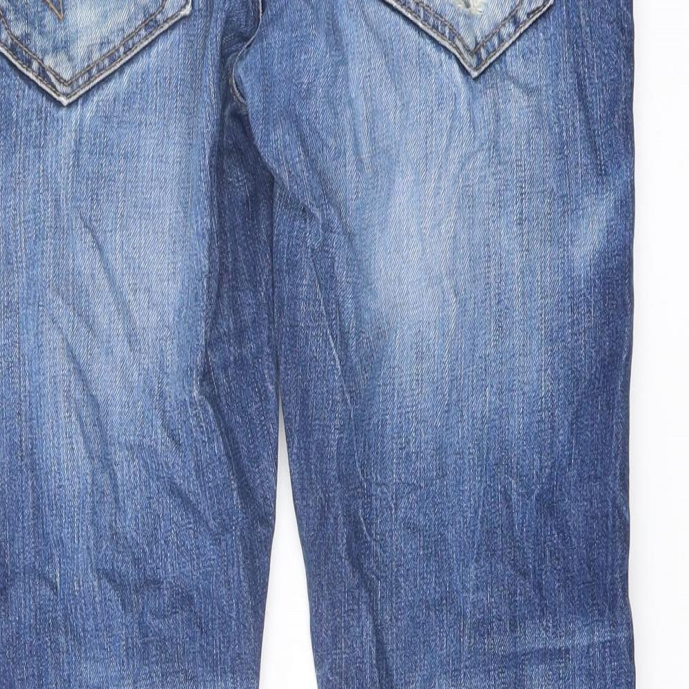 Mens UK Size 30 in NEXT Regular Fit Straight Blue Jeans