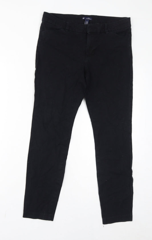 Womens UK Size 6 Gap Regular Fit Skinny Black Jeans
