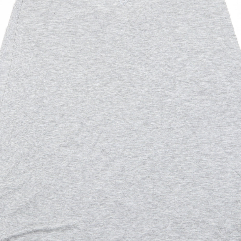 GOODMOVE Womens Grey Polyester Basic Tank Size 20 Crew Neck Pullover