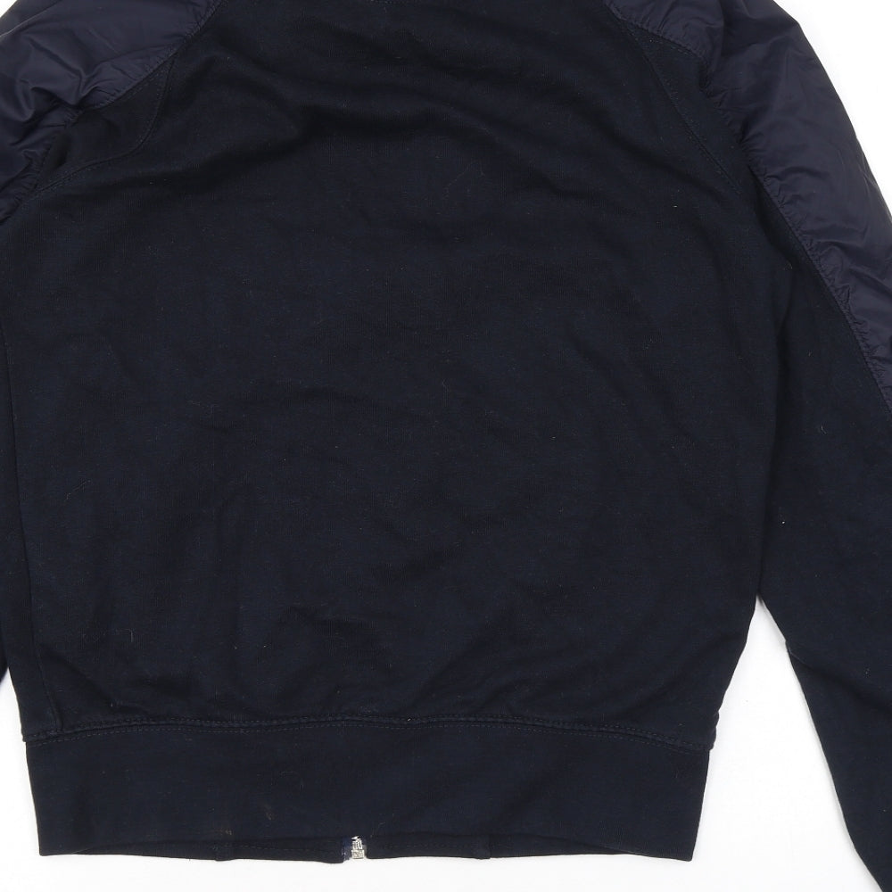Mens UK Size S Zara Black Bomber Jacket