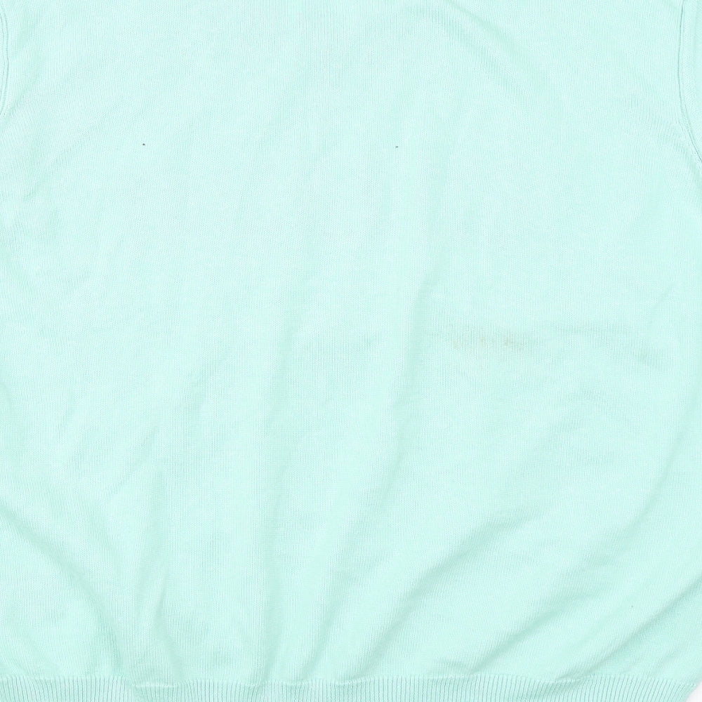Womens UK Size 18 Red Herring Green Pullover Jumper