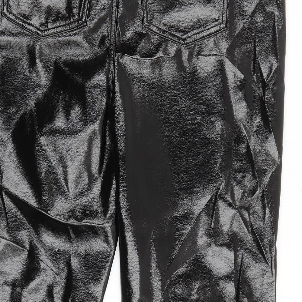 Womens UK Size 18 Marks and Spencer Regular Fit Black Trousers