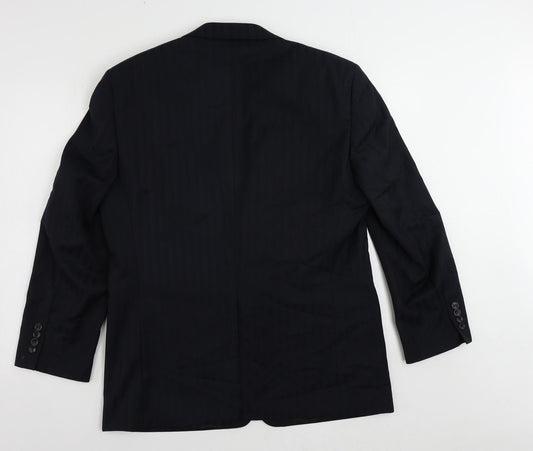 Mens UK Size 42 Brook Taverner Regular Blue Suit Jacket