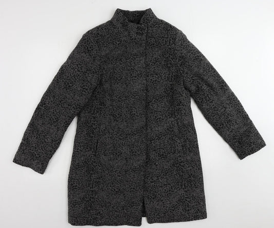 Womens UK Size 12 Finesse Grey Overcoat