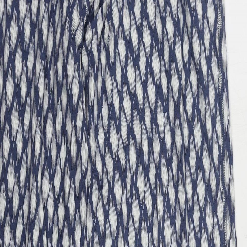 Womens UK Size 8 Marks and Spencer Regular Fit Blue Trousers
